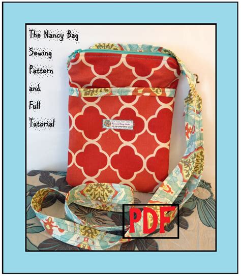 Full instructions are provided in the pdf. . Cross body bag sewing pattern free